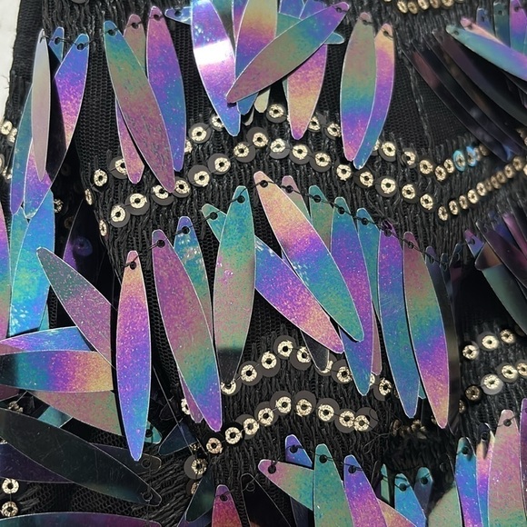 :Price Firm: Anthropologie Porridge Zig-Zag Sequined Cami - Picture 5 of 13